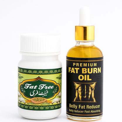 Fat burn oil and Green tea